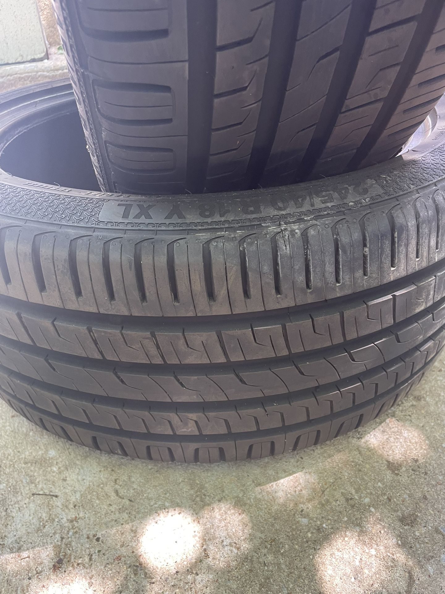 245/40/18 New Tires Only 2 Tires