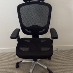Ergonomic Office Chair With Headrest And Lumbar Support