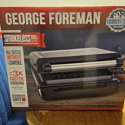 George Foreman Smokeless Grill (New in Box)