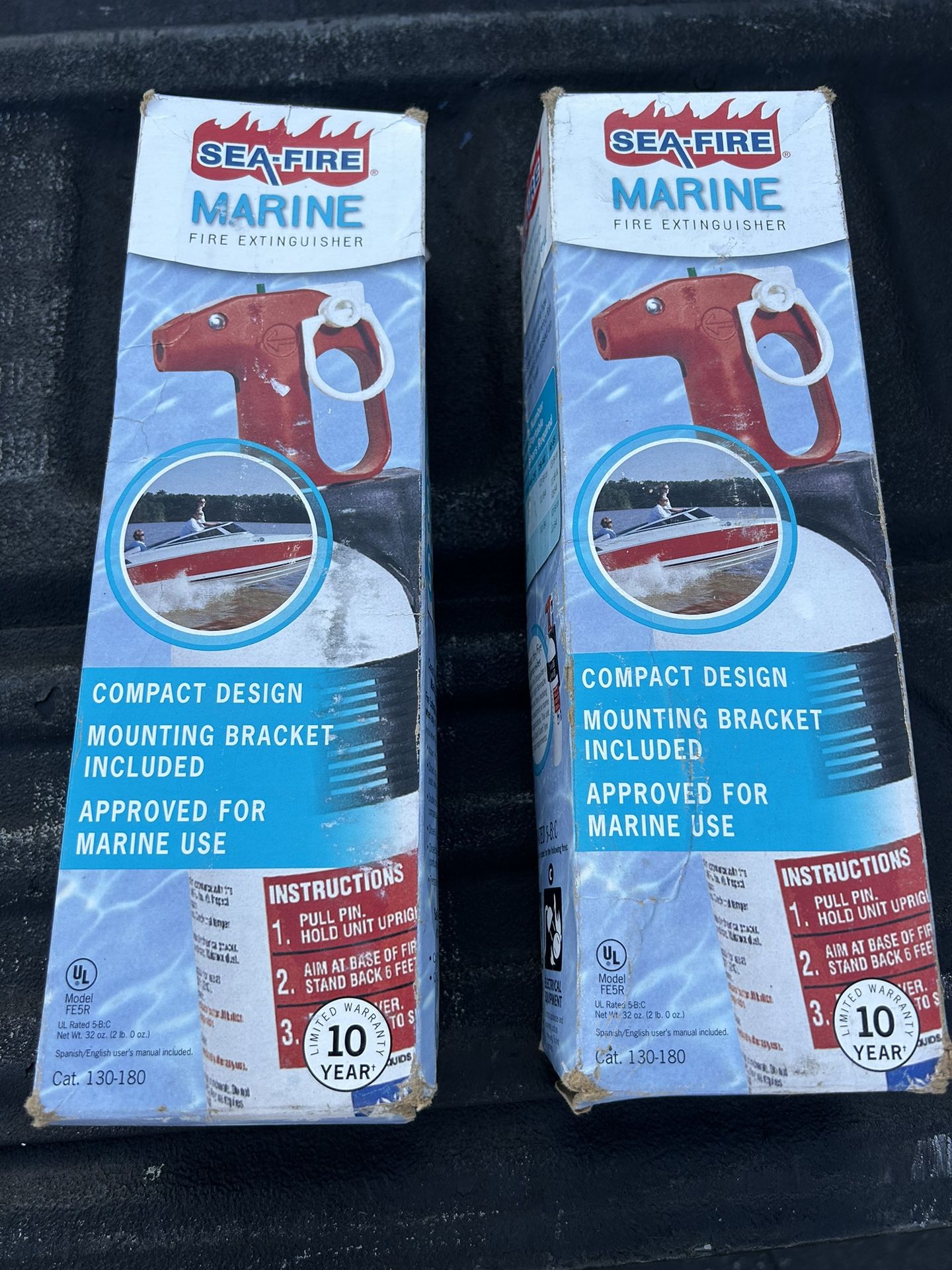 Set Of 2 Marine Fire Extinguishers