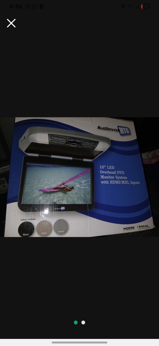 Brand New 10inch Car Flipdown Built In Dvd Hdmi Monitor $180firm Price Pickup Only Serious Buyers Please Yes It Is Avaliable