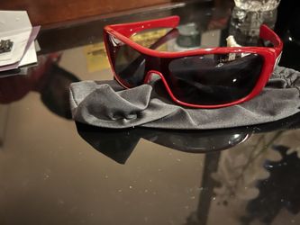 Red Oakley Sunglasses