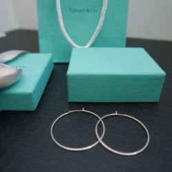 Tiffany Hoop Earrings /Diamond 