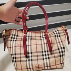 Burberry Salisbury Red Tote Bag