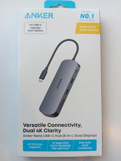 Anker Nano USB-C Hub 8-in-1 dual display