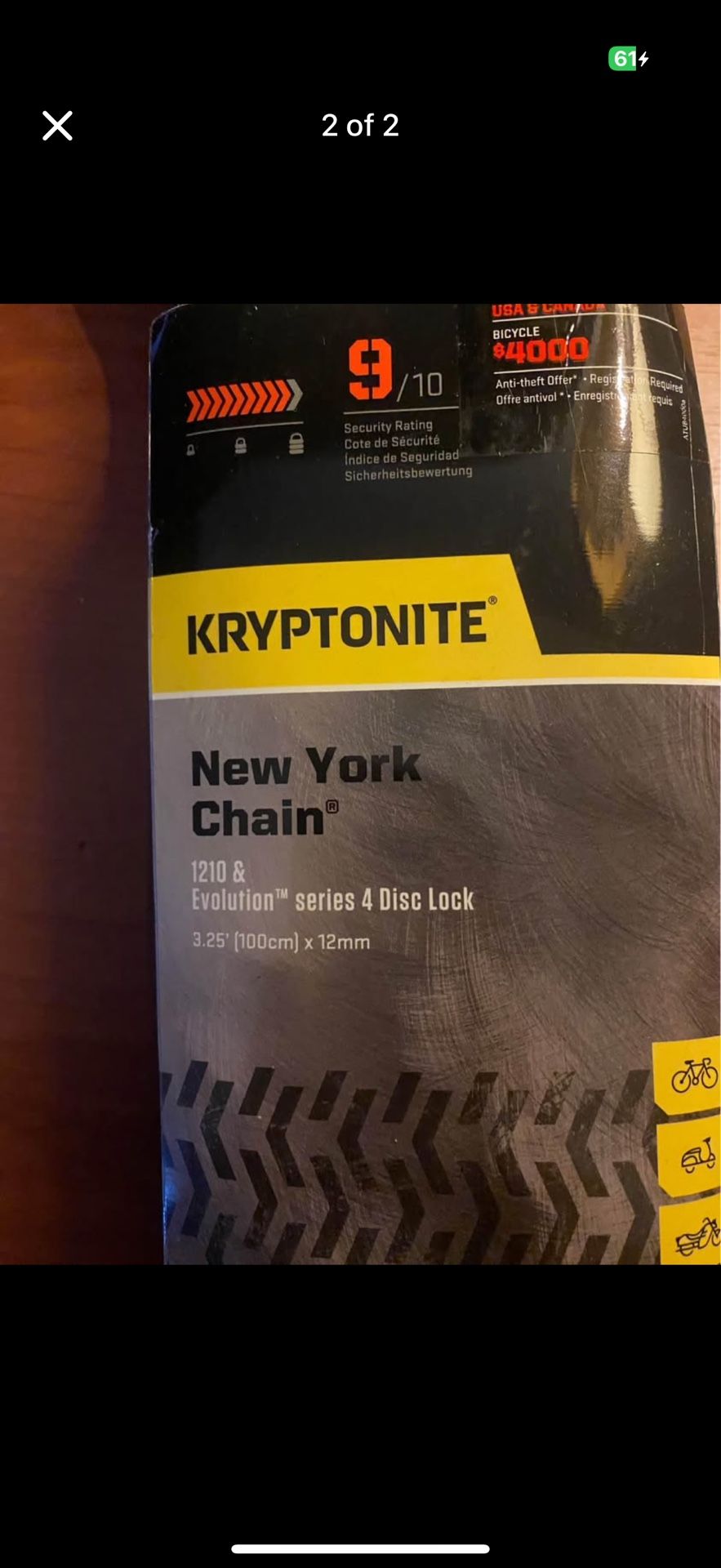 Kryptonite New York Disc Bike Lock