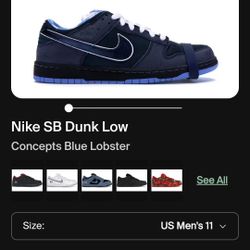 Size 11 Deadstock Og All Blue Lobster