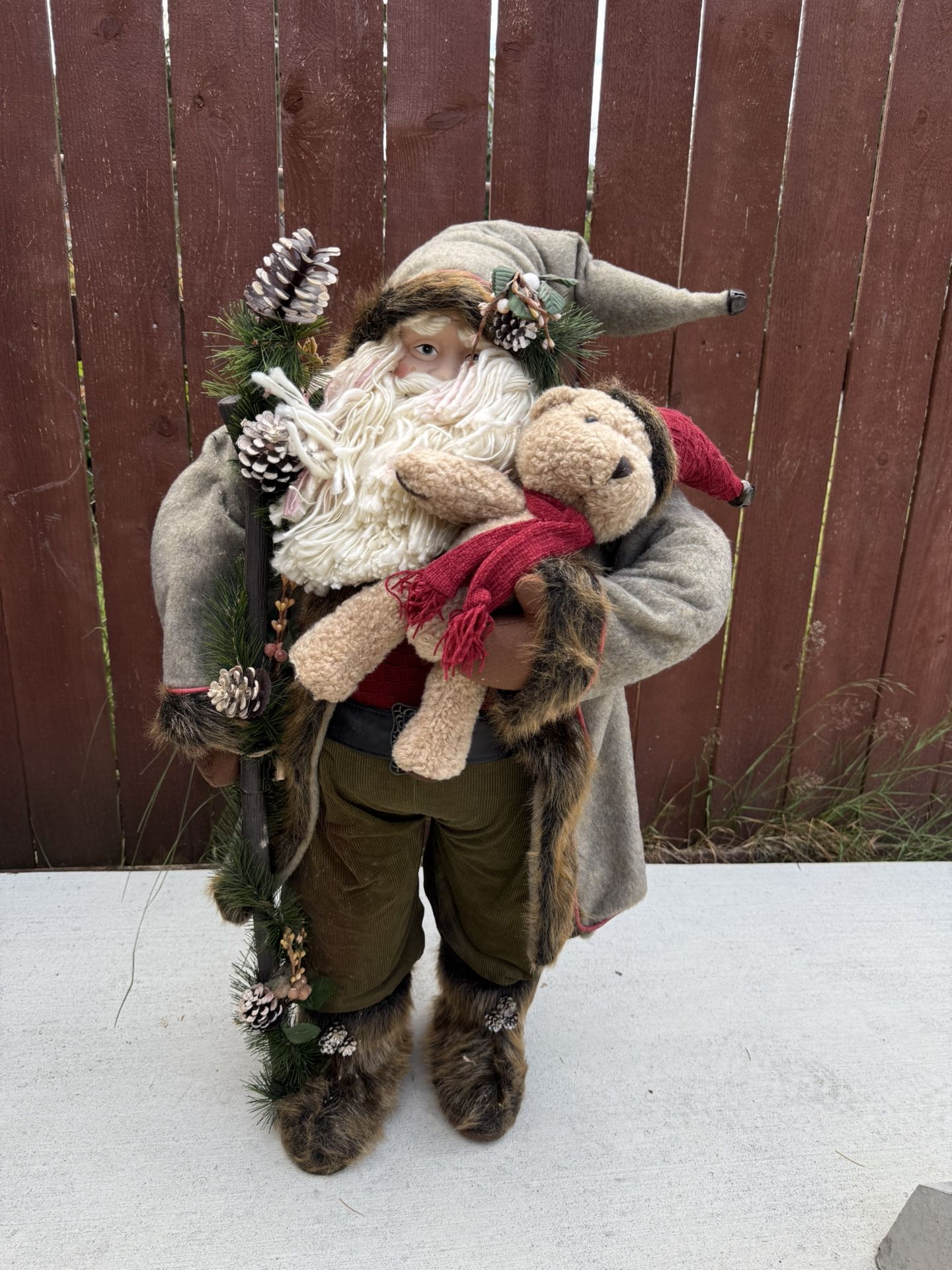 34" Vintage Member's Mark Holiday Collection Santa