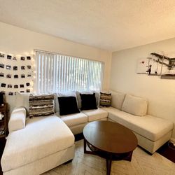 White Ashley Furniture Sectional Sofa