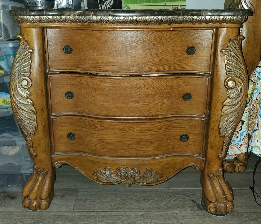 Bedroom Set and Hutch by Michael Amini