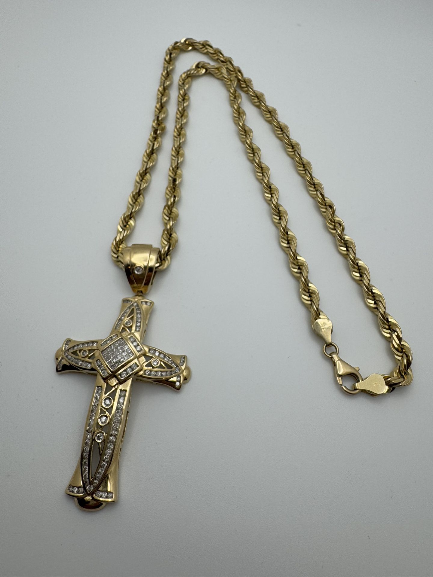 14k Rope Chain/ Torzal 14k