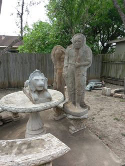 Molds for making concrete items