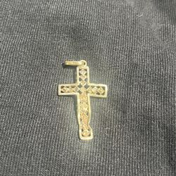 1g Solid 14k Gold Crucifix Pendant (Scrap/Repair)