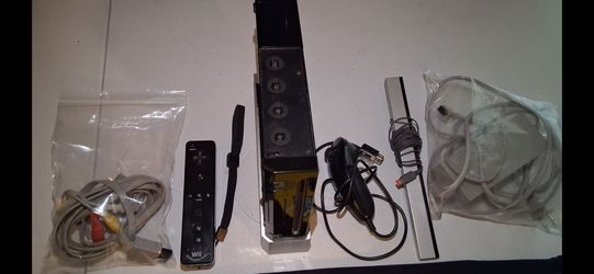 Wii console with wii sport game