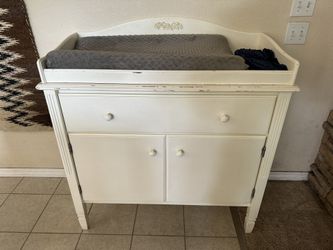 Pottery Barn Changing Cabinet.