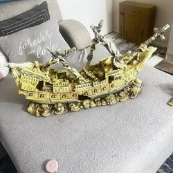 Large Fish Tank Decorations 7x30 Inches