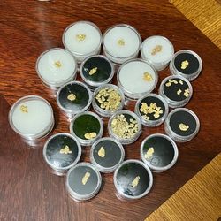 Genuine Gold Nuggets From Alaska, Cali, Australia 