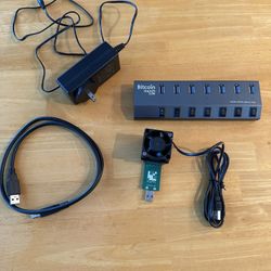 Bitcoin Mining Set for Sale – Complete Package (Minus Computer)