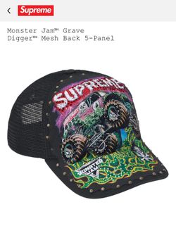 Supreme Grave Digger Mesh Back 5- Panel Black x2