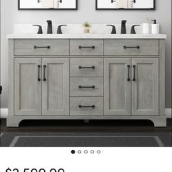 60" Alayasia Vanity, Brand New In Box 