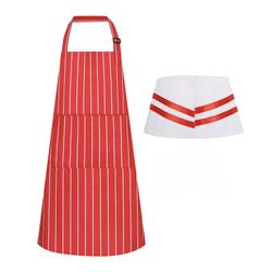 Soda jerk, apron, hat, costume