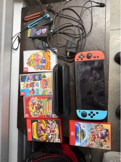 Nintendo Switch 2, Dock, & 5 games