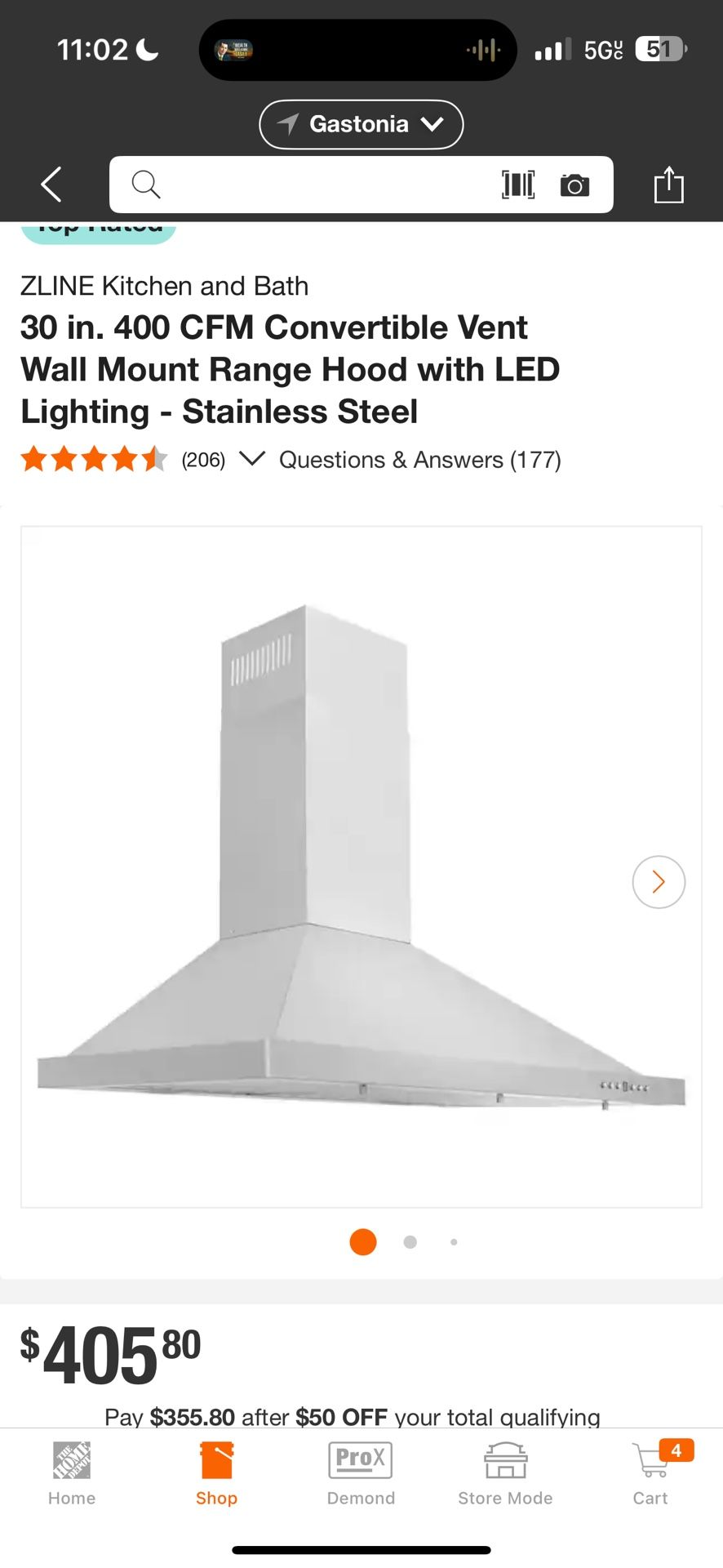 Range Hood - 30” ZLINE