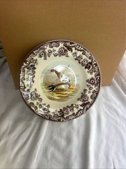 1 Spode Woodland Duck Salad Soup Bowl 9" Thanksgiving