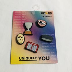 Crocs Jibbitz hockey 5 pK Charms Multicolor Set