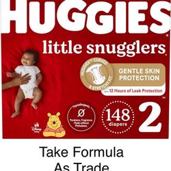 Size 2 Huggies Little Snugglers Diapers Pañales 