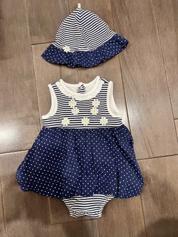 Baby Bodysuit Dress Little Me 9 Months