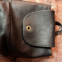 Vintage Coach’s Leather Backpack  Purse  9791