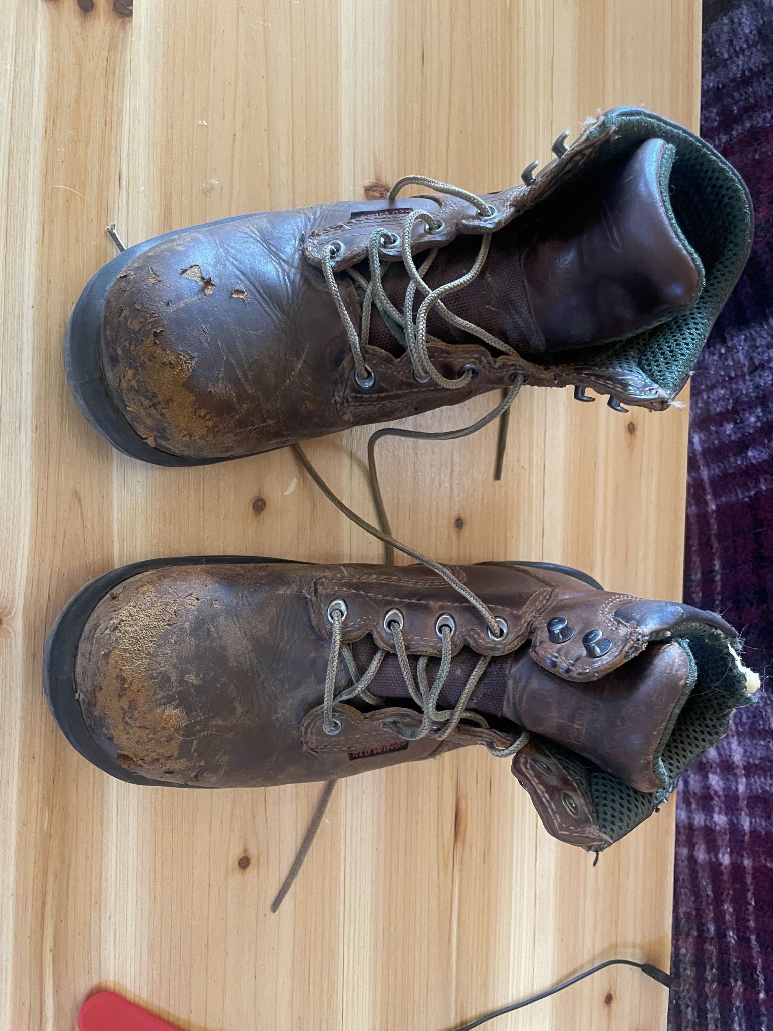 Red Wing Shoes Steel Toe Work Boots 9.5