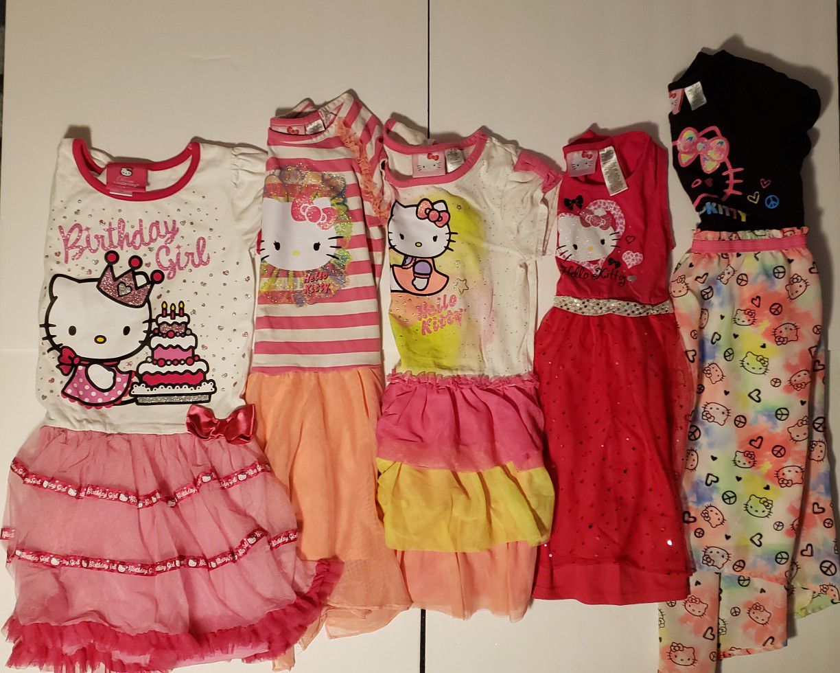 Hello Kitty Girl's Dresses Lot of 5