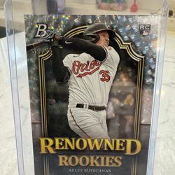 Adley Rutschman Renowned Rookies 59/75 Ice Foil Parallel