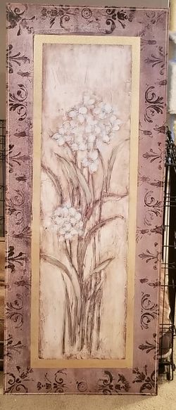 Extremely Large Floral 20x50 print w/o frame