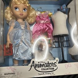 Disney Animators' Collection Cinderella 16 in Doll Playset Accessory Set