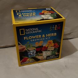National Geographic Flower & Herb Growing Kit - STEM Educational Set