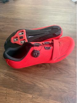 Bontrager Circuit BOA Road Cycling Shoes - Red (Size US 11 / EU 44)