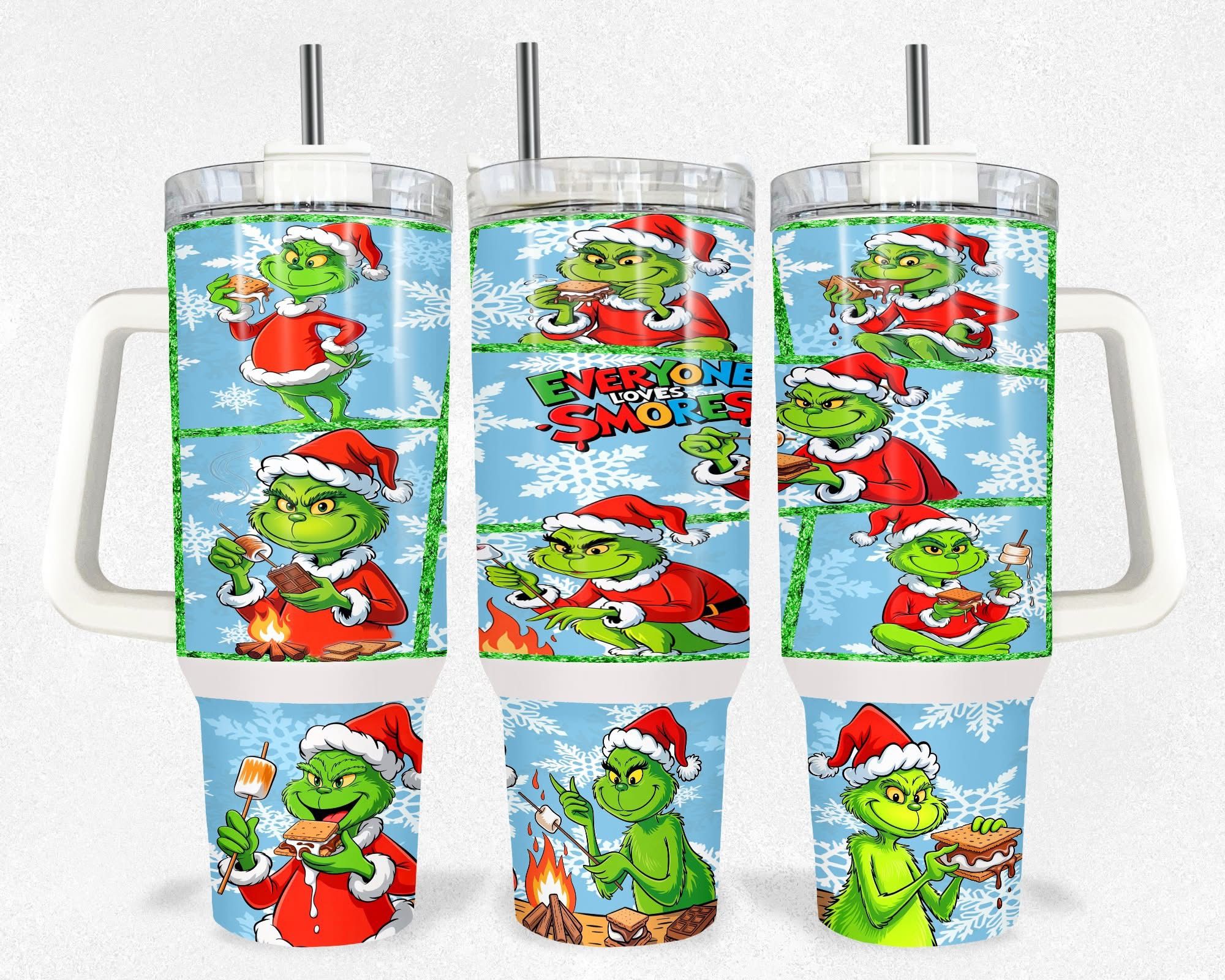 Grinch Christmas 40oz Tumbler
