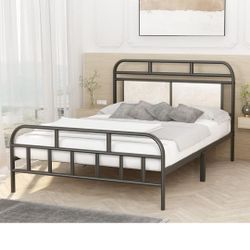 Full Metal Frame Bed...No Mattress.