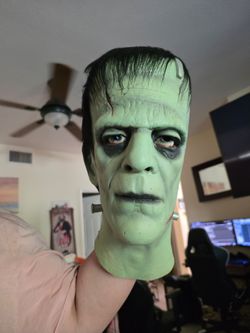 Frankenstein Monster Full-Head Halloween Mask – Realistic Horror Mask