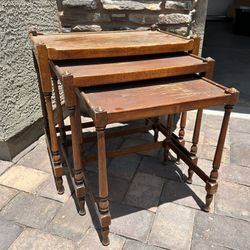 Vintage Nesting Side Tables