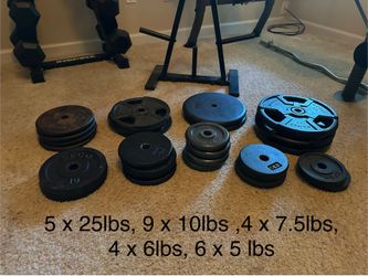 Weight Plates with Stand