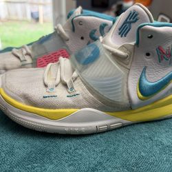 Nike Kyrie 6 “90s Neon Graffiti” Sz 6.5Y