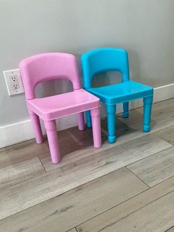 Kids Plastic Chairs Set of 2