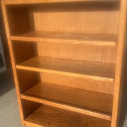 Solid Wood Bookcase 