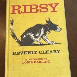 1964 Vintage Ribsy Hardcover Book Hardback