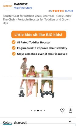 Booster Seat For Kitchen Chair Toddler Kids Adults 