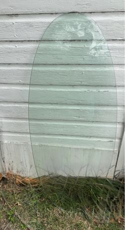 Oval Glass Table Top